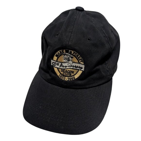 Wake Forest University Black Cap Deacon Club 50th Anniversary Hat Embroidered - Picture 2 of 4